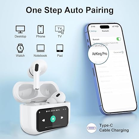 Airpods Pro With Touch Display Screen Gigglori